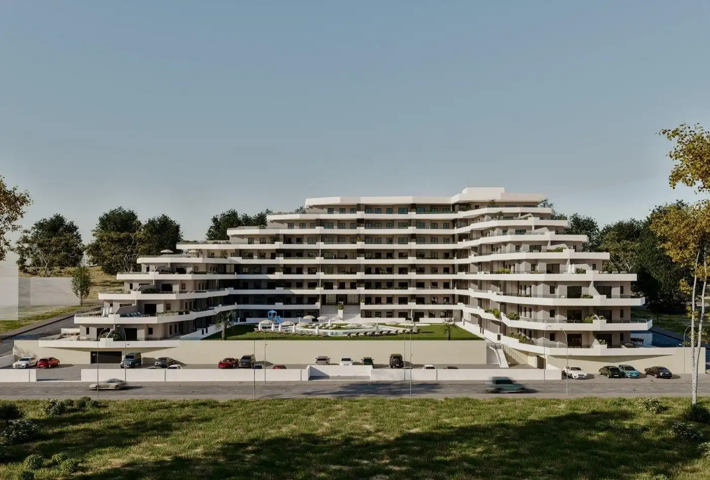 Exterior view of Apartments for sale in Orihuela  with Air Conditioner, Terrace and Storage room