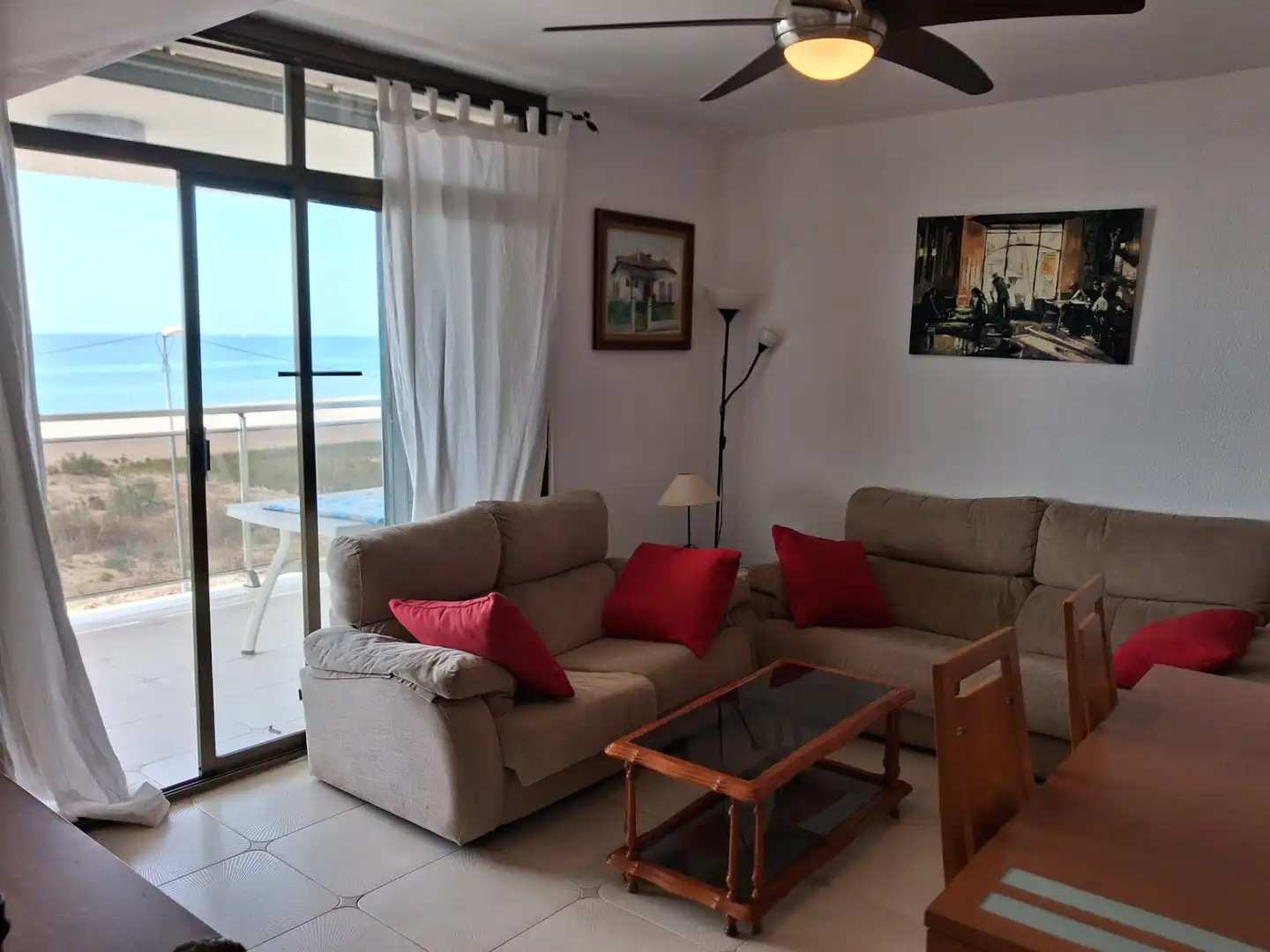 Living room of Apartments for rent in Castelldefels  with Terrace, Furnished and Community pool