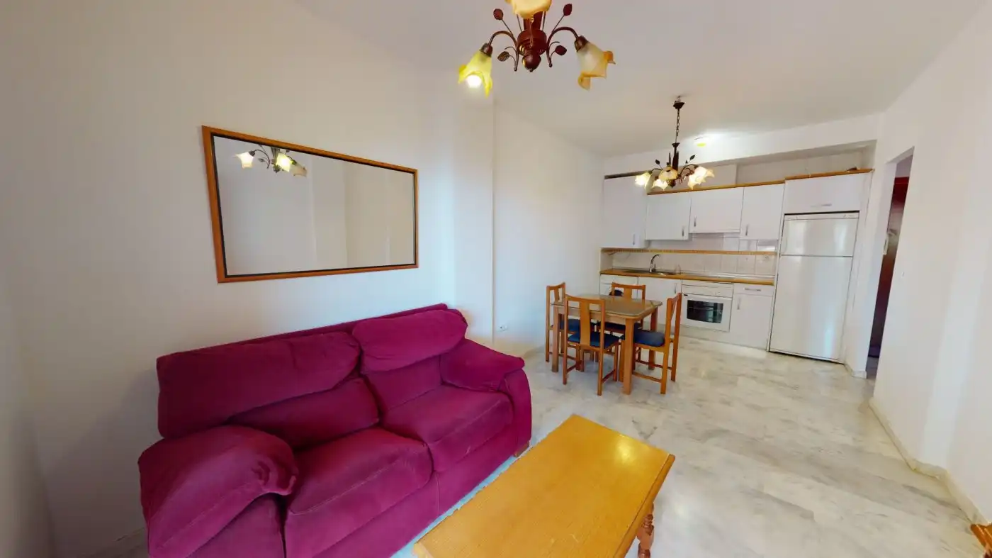 Sala d'estar de Pis en venda en Benalmádena amb Terrassa i Piscina comunitària