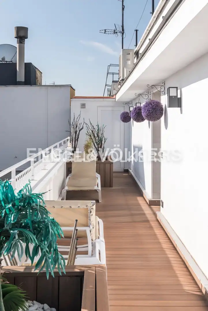 Terrassa de Àtic de lloguer en Madrid amb Aire condicionat, Calefacció i Terrassa