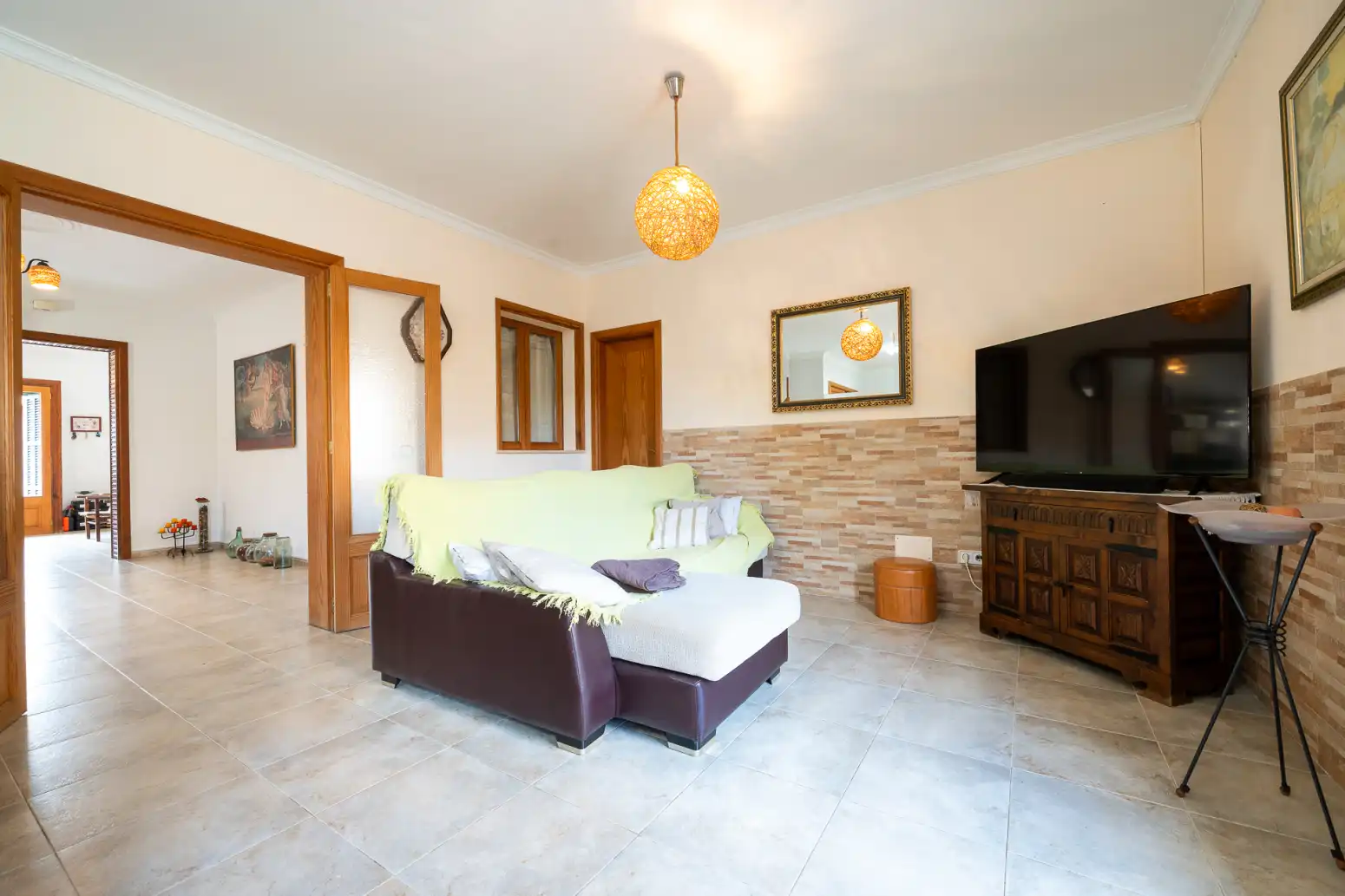 Sala d'estar de Casa o xalet en venda en Maó - Mahón amb Aire condicionat, Calefacció i Jardí privat