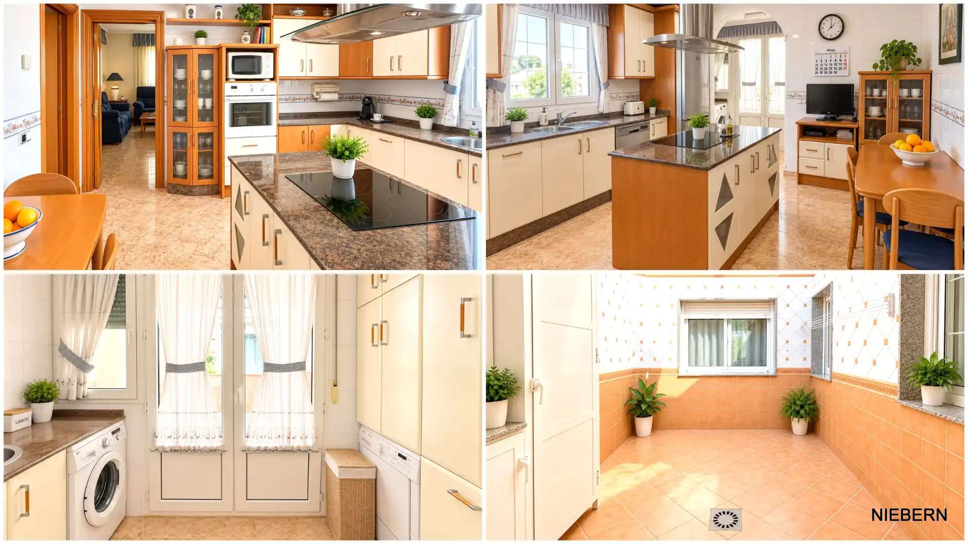 Cocina de Casa o chalet en venta en Cartagena con Aire acondicionado, Jardín privado y Terraza