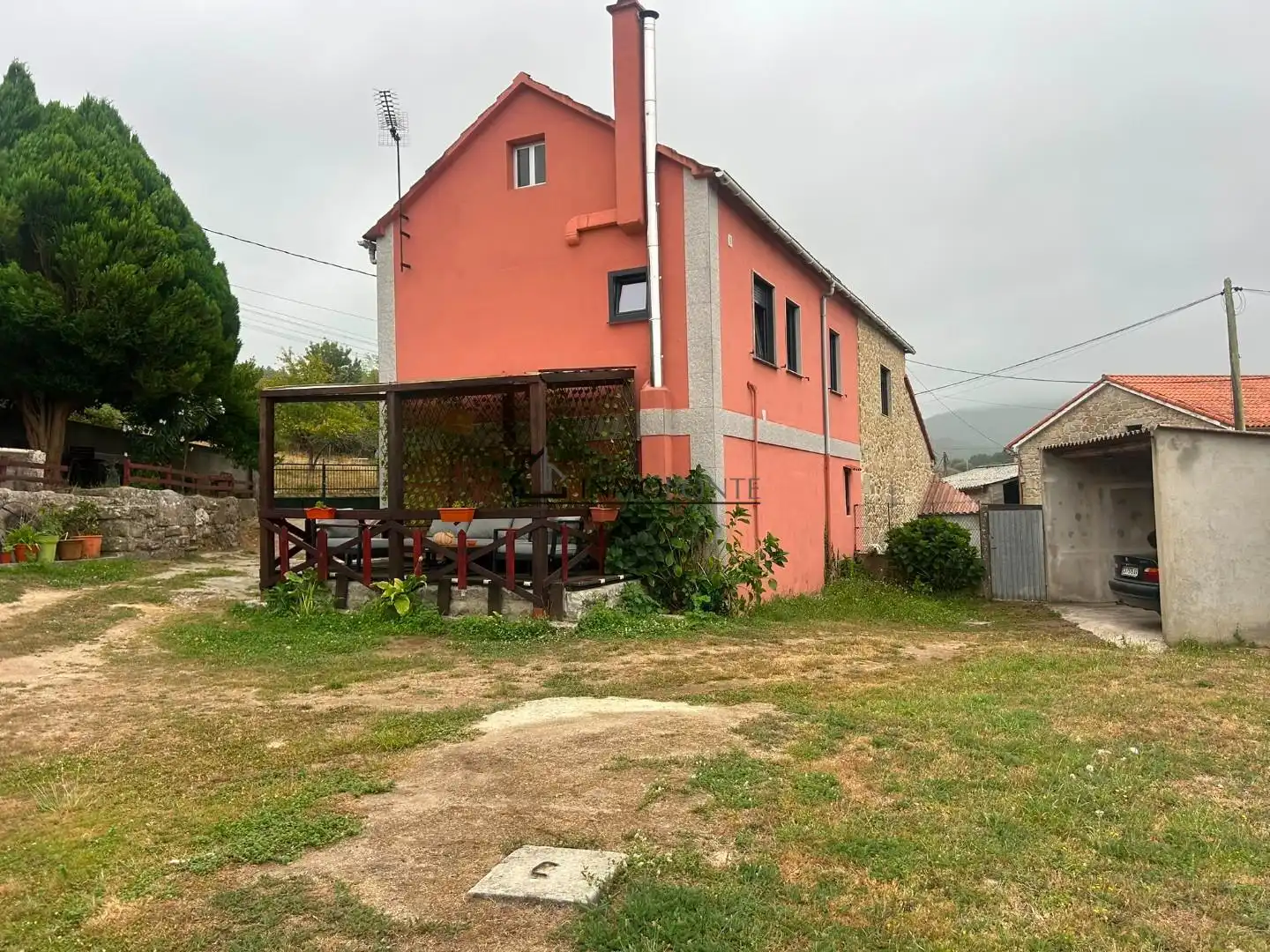 Exterior view of Houses for sale in Moraña  with Heating, Private garden and Terrace