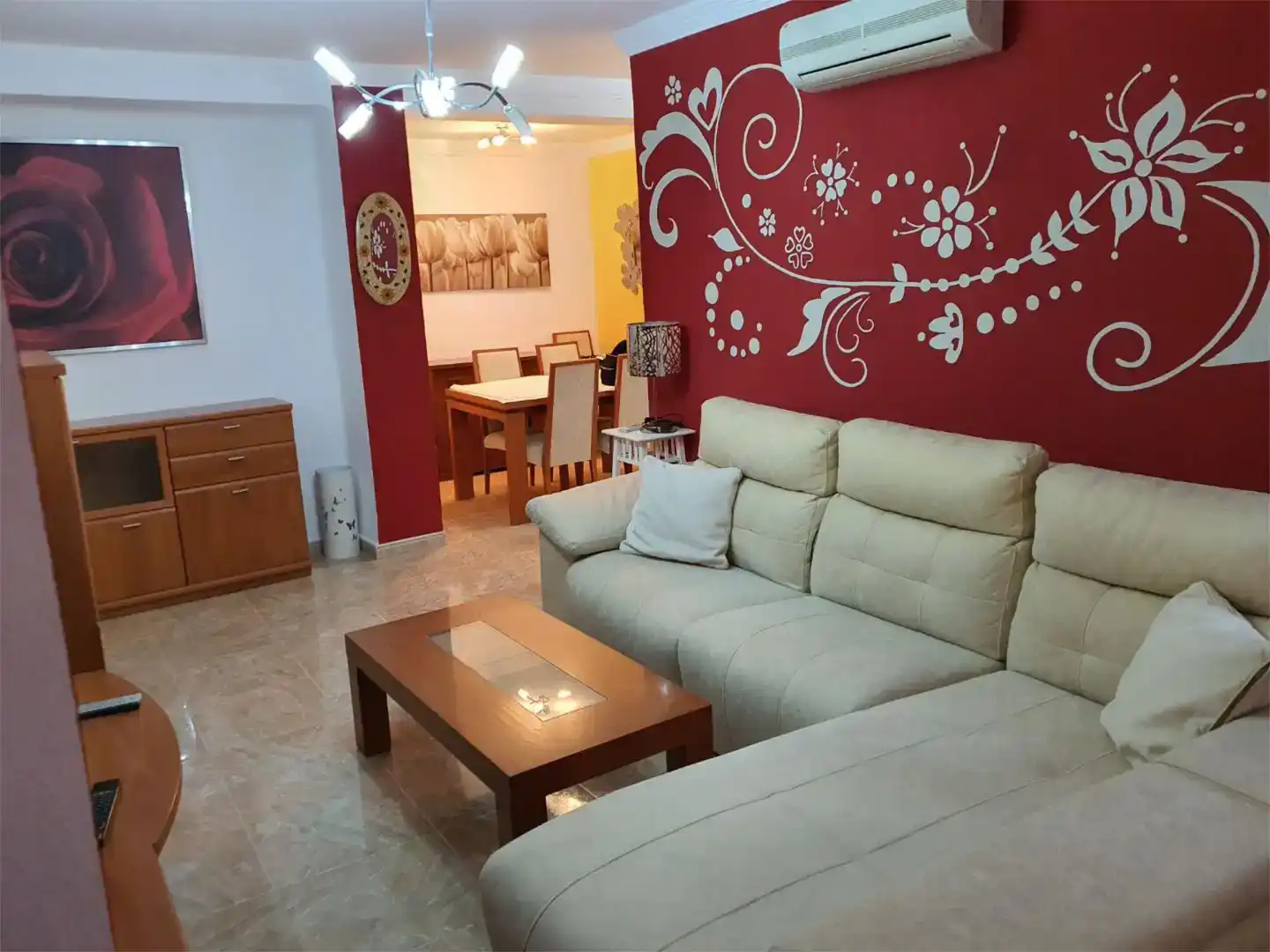 Living room of Flat for rent in Málaga Capital  with Air Conditioner