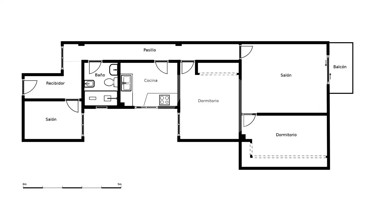 Flat for sale in Madrid  with Heating