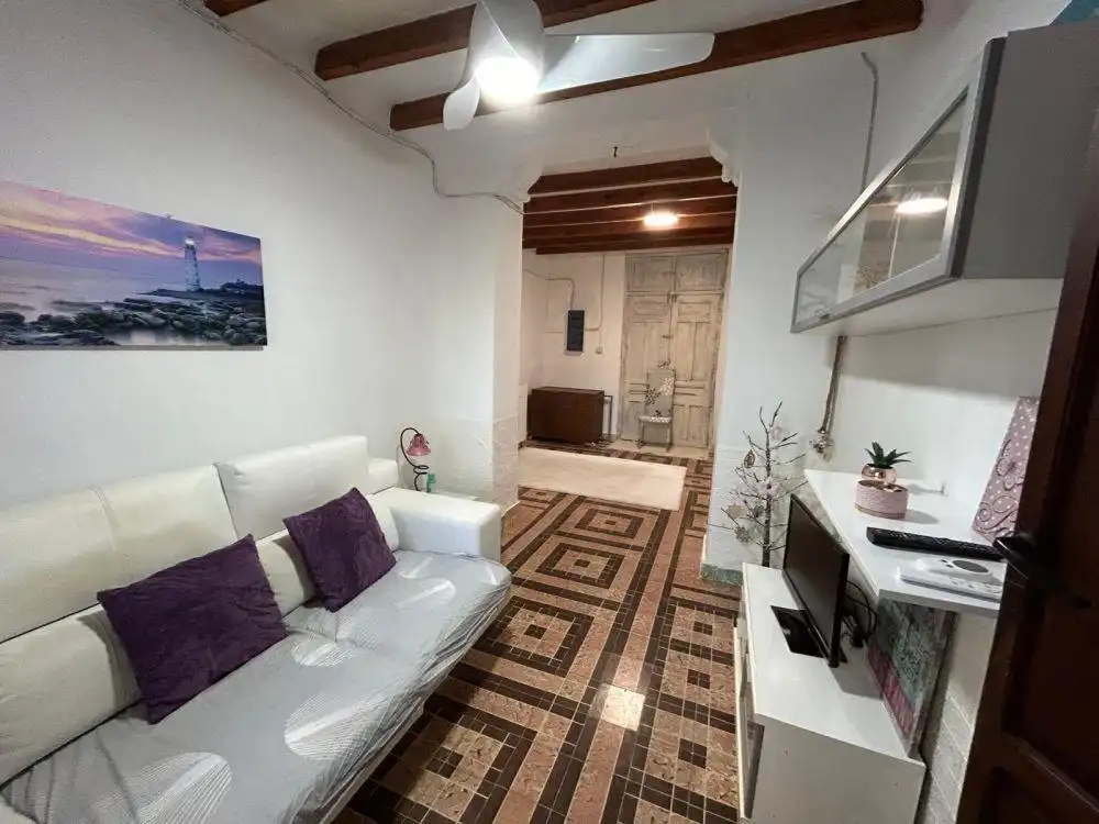 Sala d'estar de Finca rústica en venda en Orihuela amb Piscina i Moblat