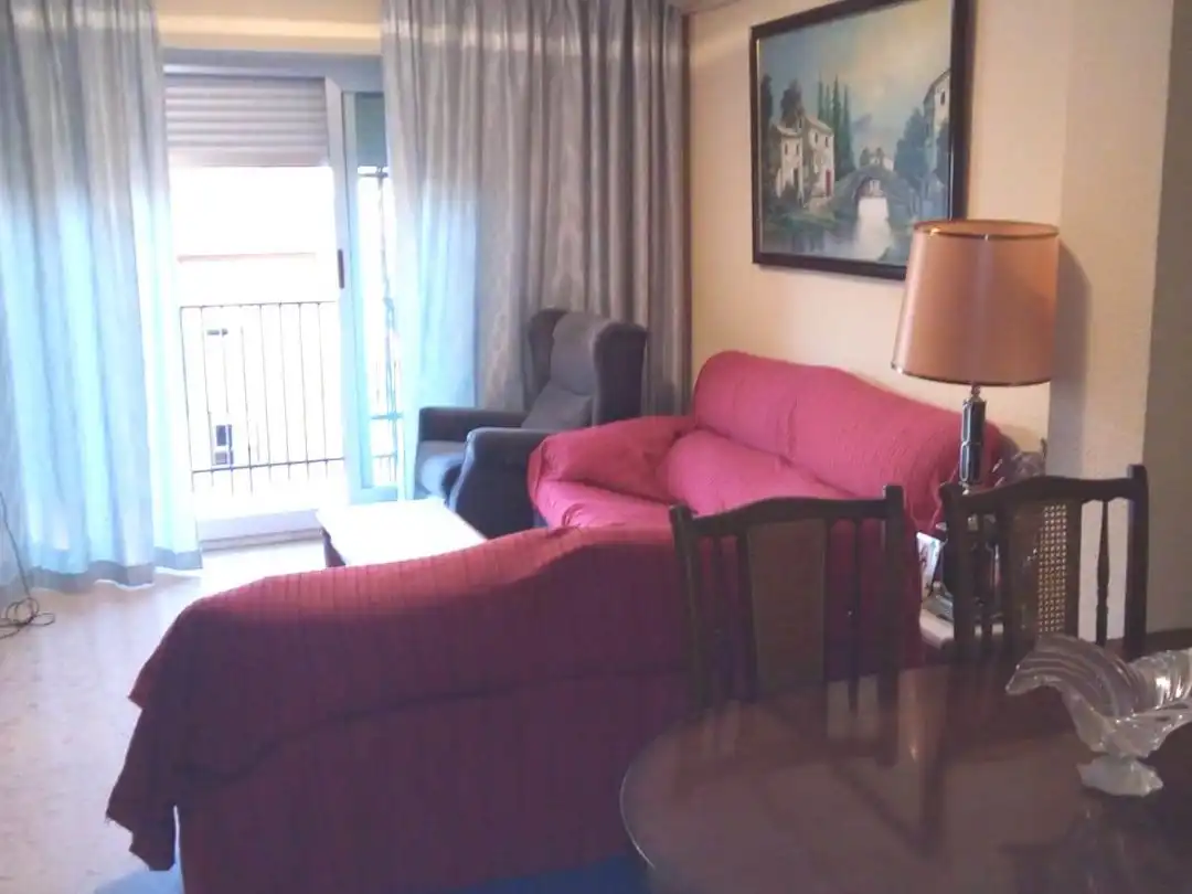 Wohnzimmer von Wohnung zum Verkauf in  Valencia Capital mit Klimaanlage und Balkon
