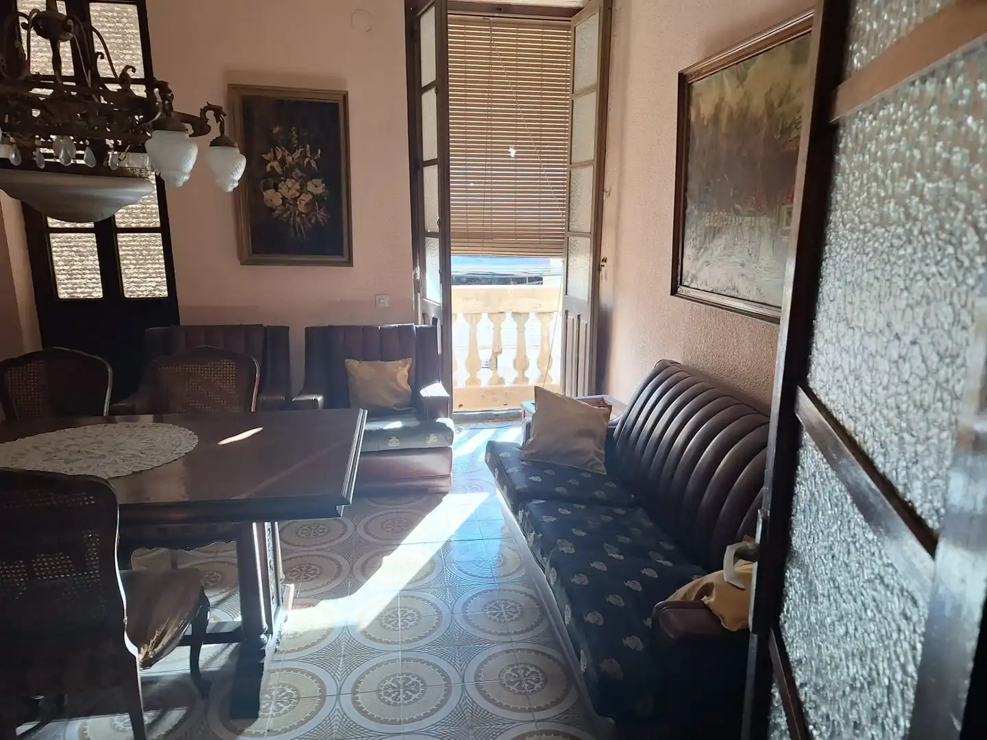Sala de estar de Casa adosada en venta en Valencia