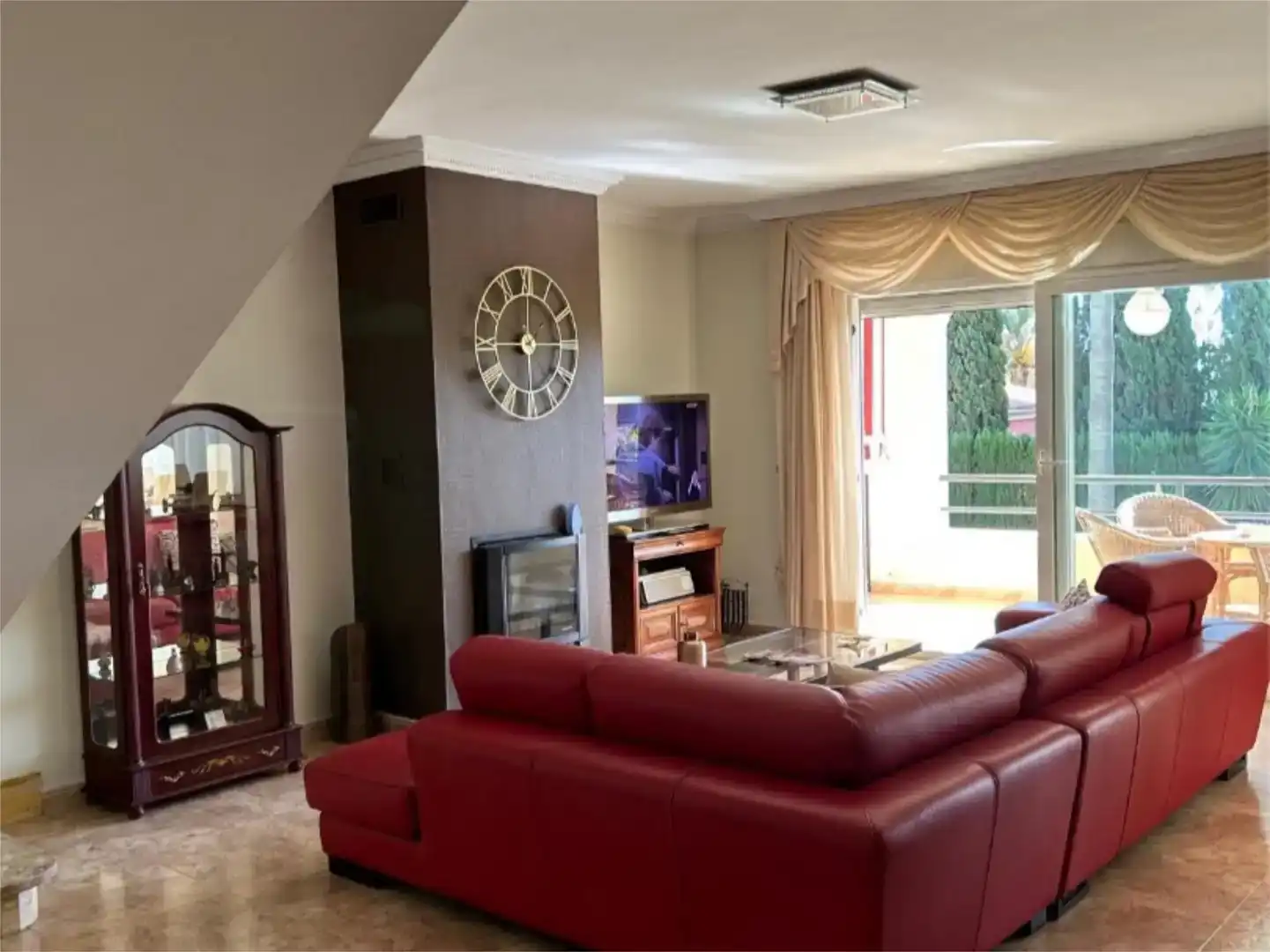 Sala de estar de Casa o chalet en venta en La Nucia con Aire acondicionado, Piscina y Balcón