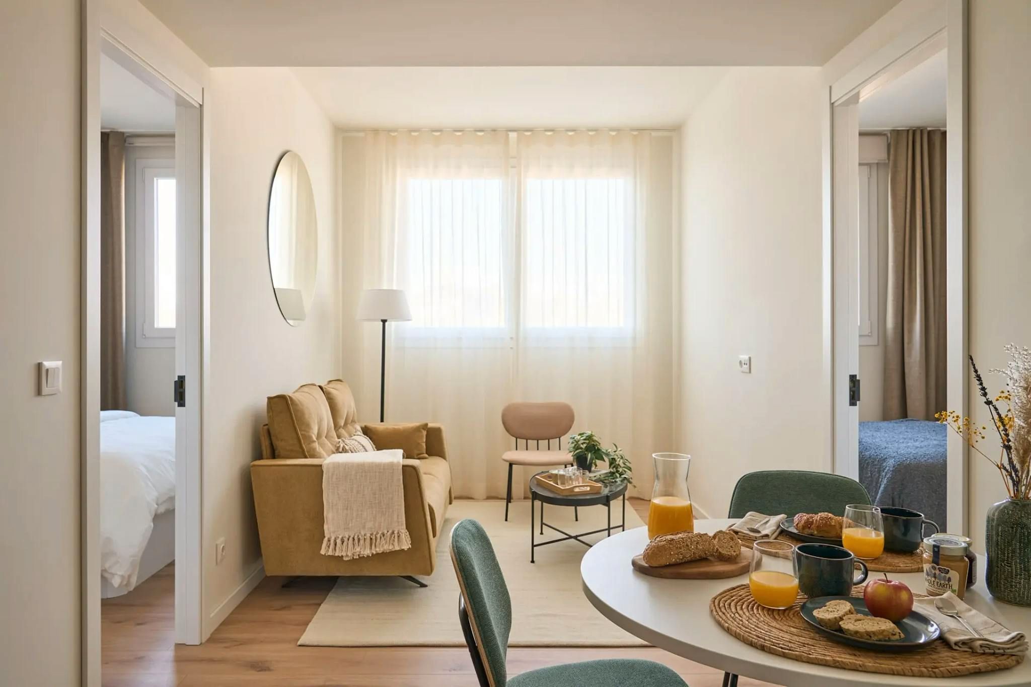 Living room of Flat to rent in Alcobendas  with Air Conditioner, Heating and Furnished