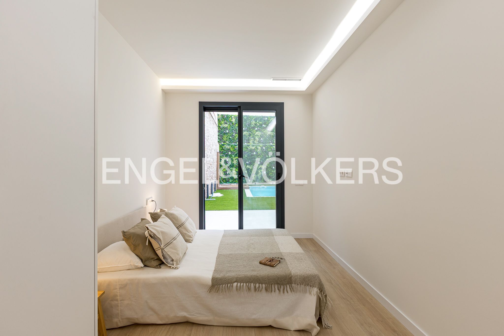 Dormitori de Apartament en venda en  Barcelona Capital amb Aire condicionat, Calefacció i Jardí privat