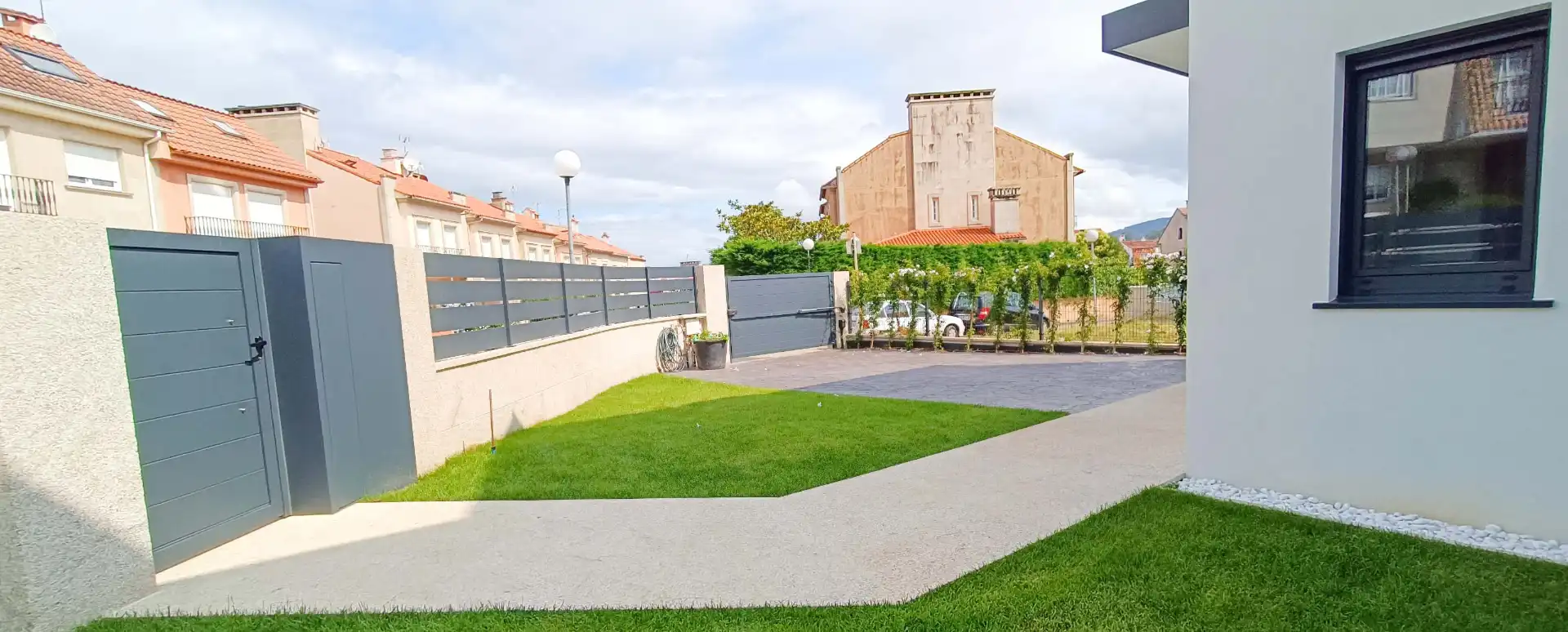Garden of Houses for sale in Baiona  with Heating, Private garden and Terrace