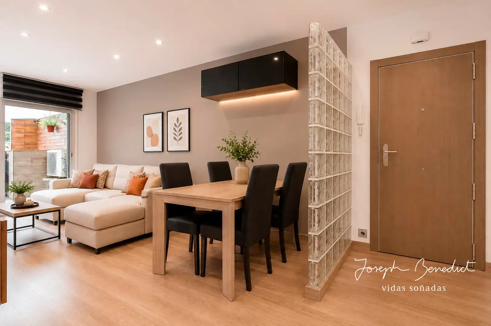 Sala d'estar de Àtic en venda en Castelldefels amb Aire condicionat, Calefacció i Terrassa
