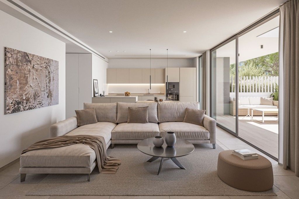 Living room of Apartment for sale in  Palma de Mallorca  with Air Conditioner, Heating and Terrace