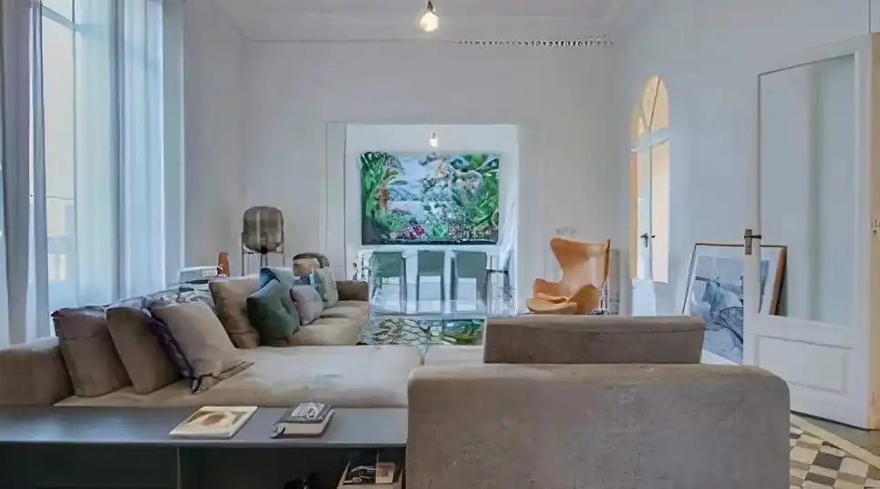 Sala d'estar de Pis en venda en Barcelona