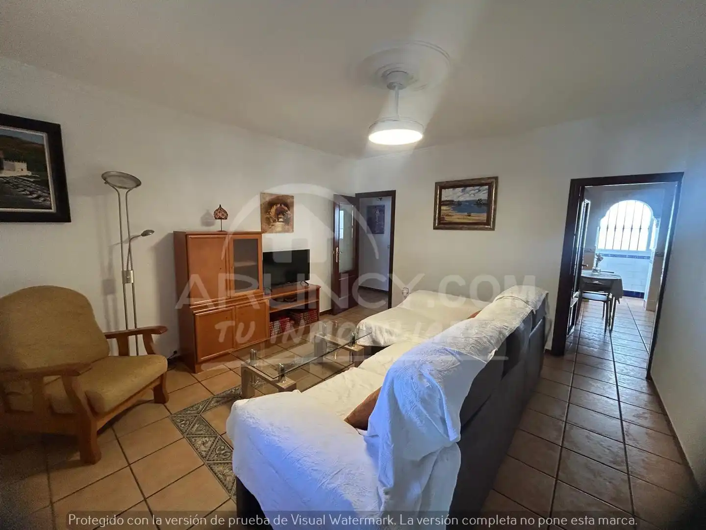Living room of Flat for rent in Alcalá de Guadaira  with Air Conditioner and Furnished