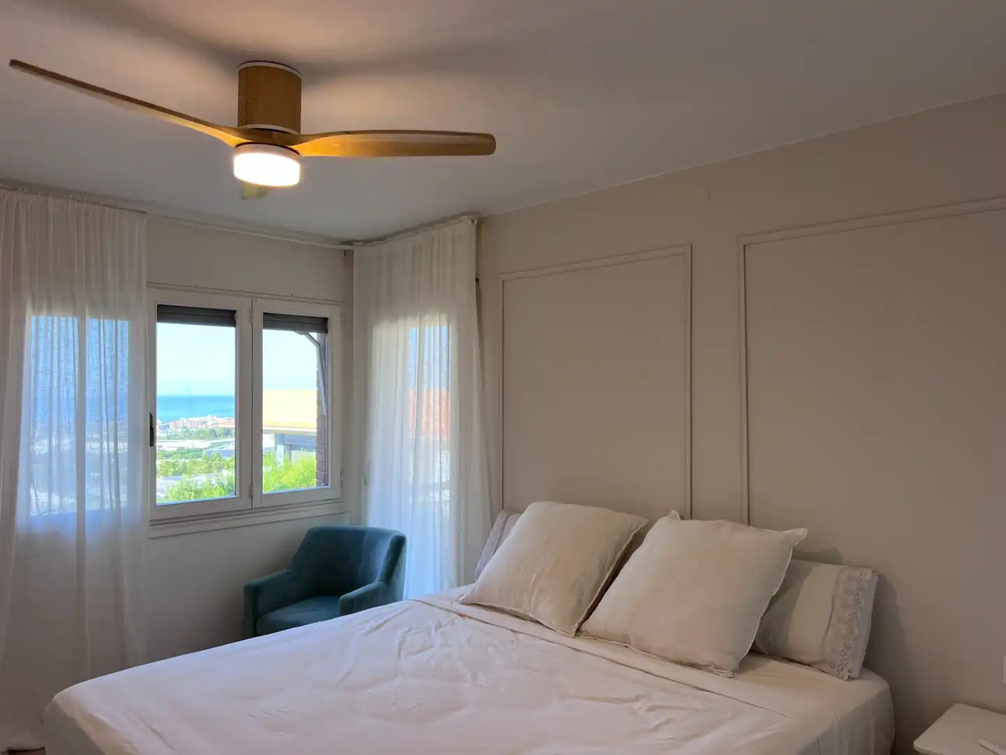 Bedroom of Flat for sale in Vilassar de Dalt  with Air Conditioner, Heating and Parquet flooring