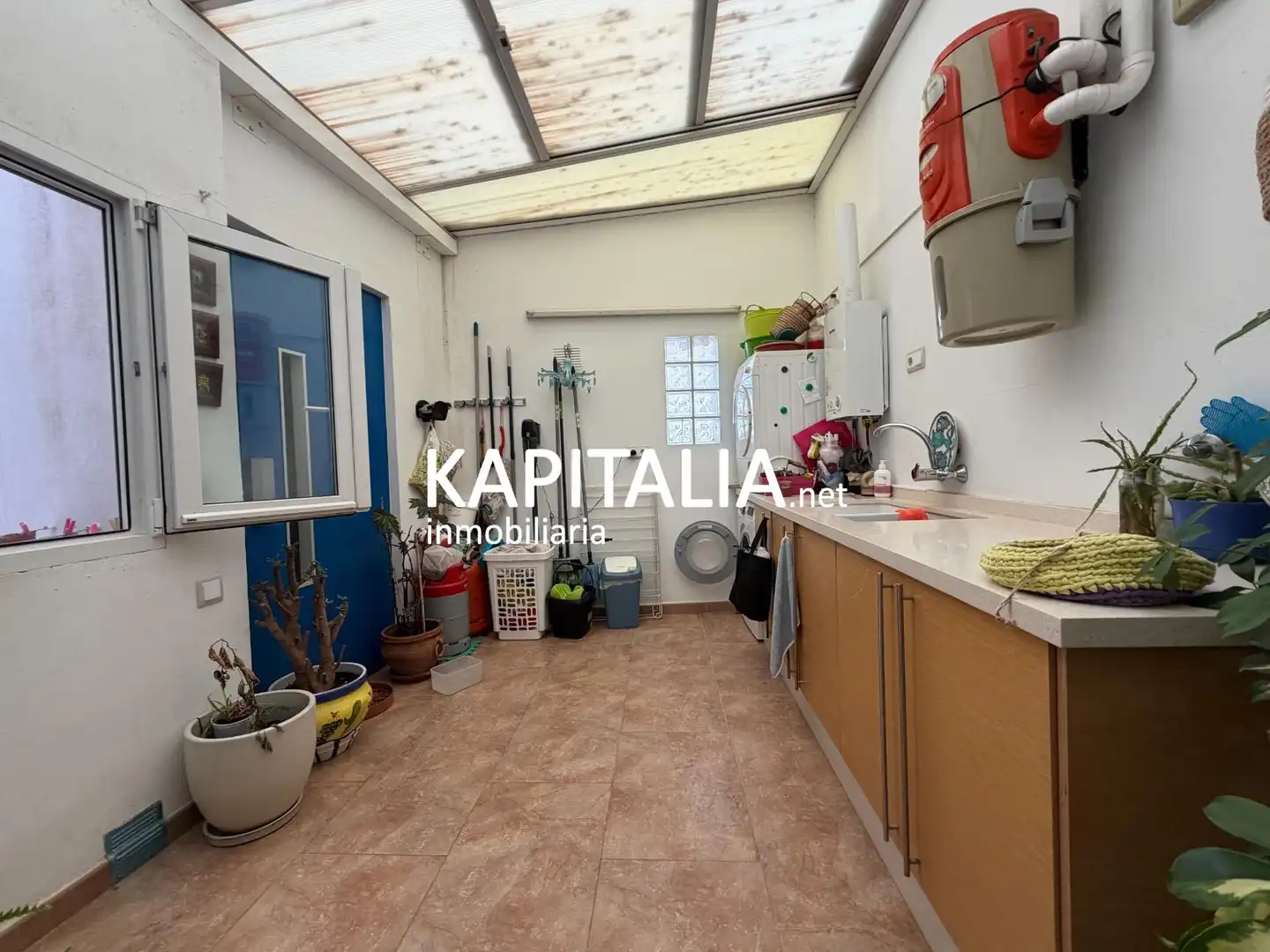 Küche von Haus oder Chalet zum Verkauf in Ontinyent mit Klimaanlage, Terrasse und Abstellraum