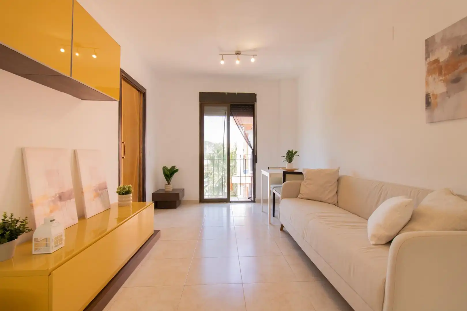 Sala de estar de Apartamento en venta en Estivella con Amueblado y Balcón