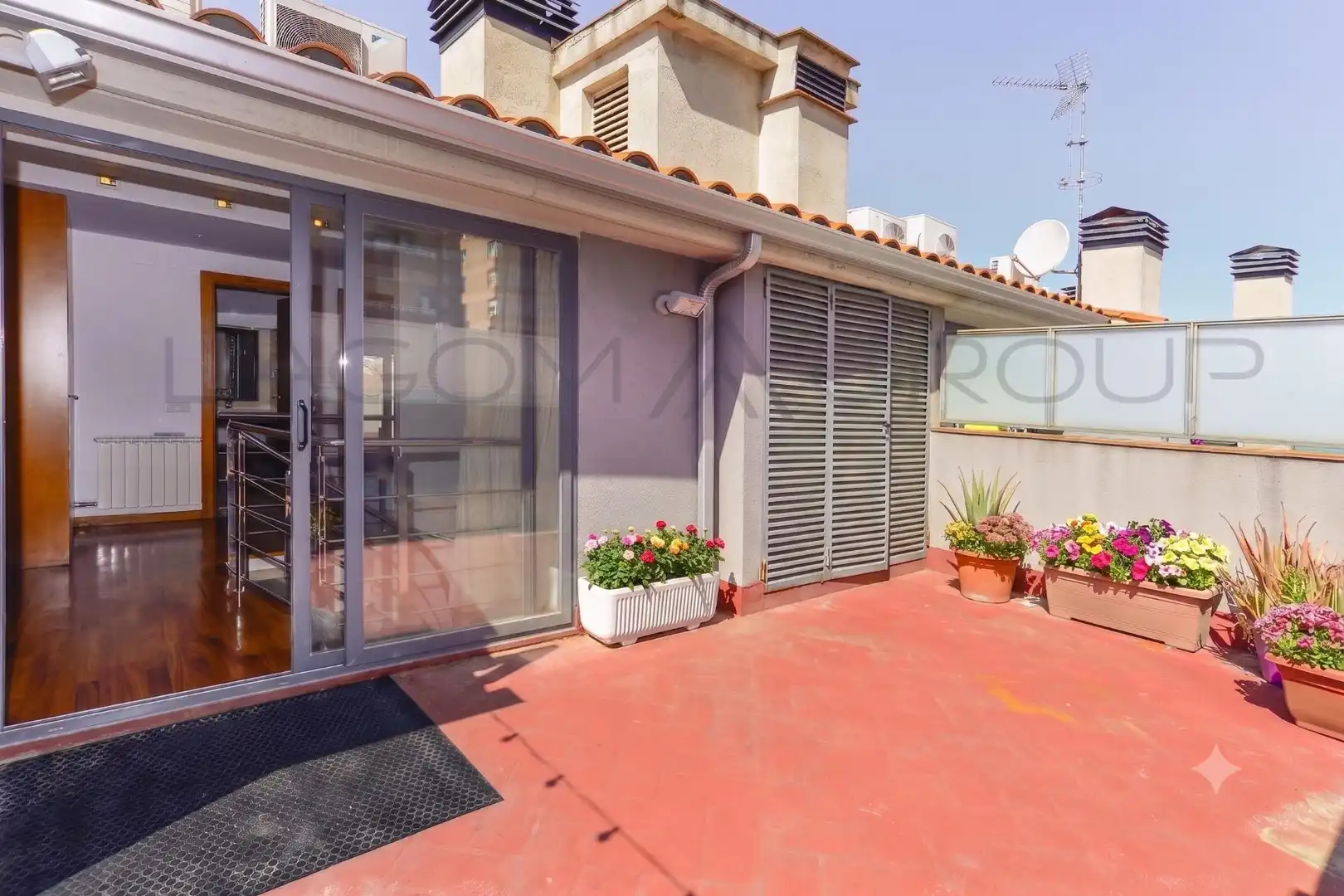Terrace of Duplexes for sale in Sabadell  with Air Conditioner, Heating and Parquet flooring