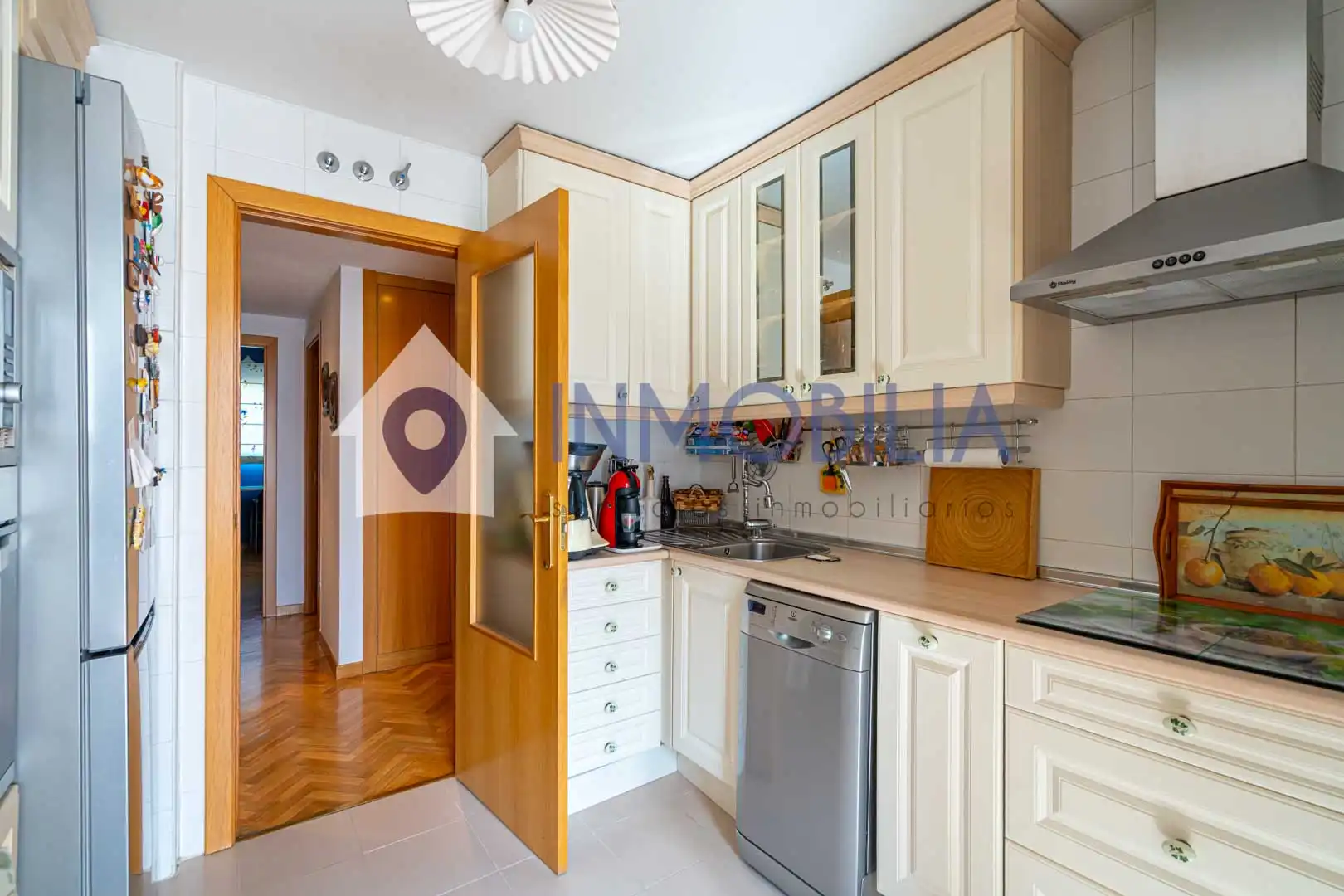 Kitchen of Flat for sale in Madrid  with Air Conditioner, Heating and Storage room