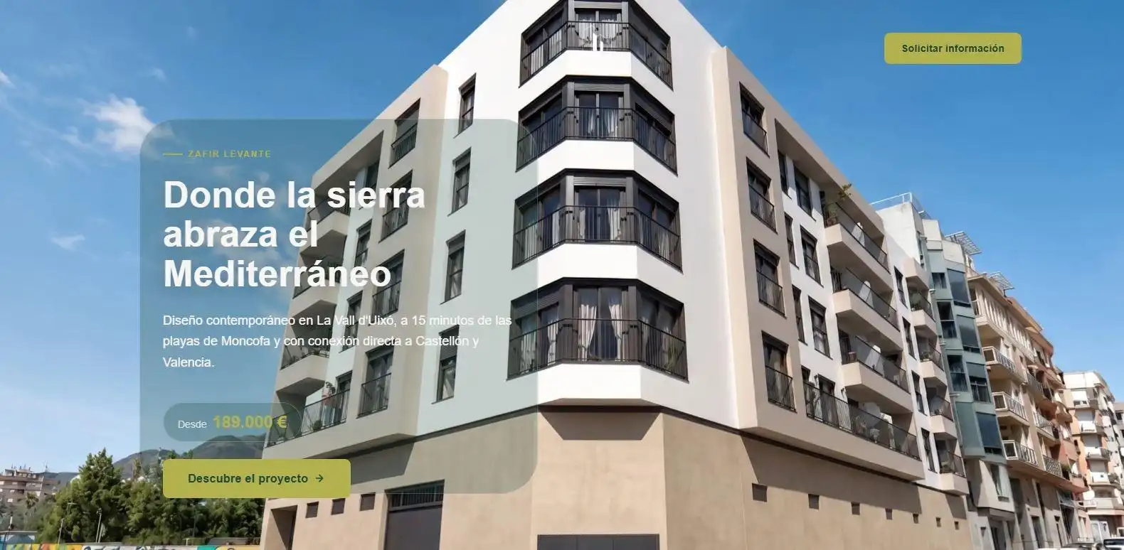 Vista exterior de Piso en venta en La Vall d'Uixó con Aire acondicionado, Terraza y Balcón