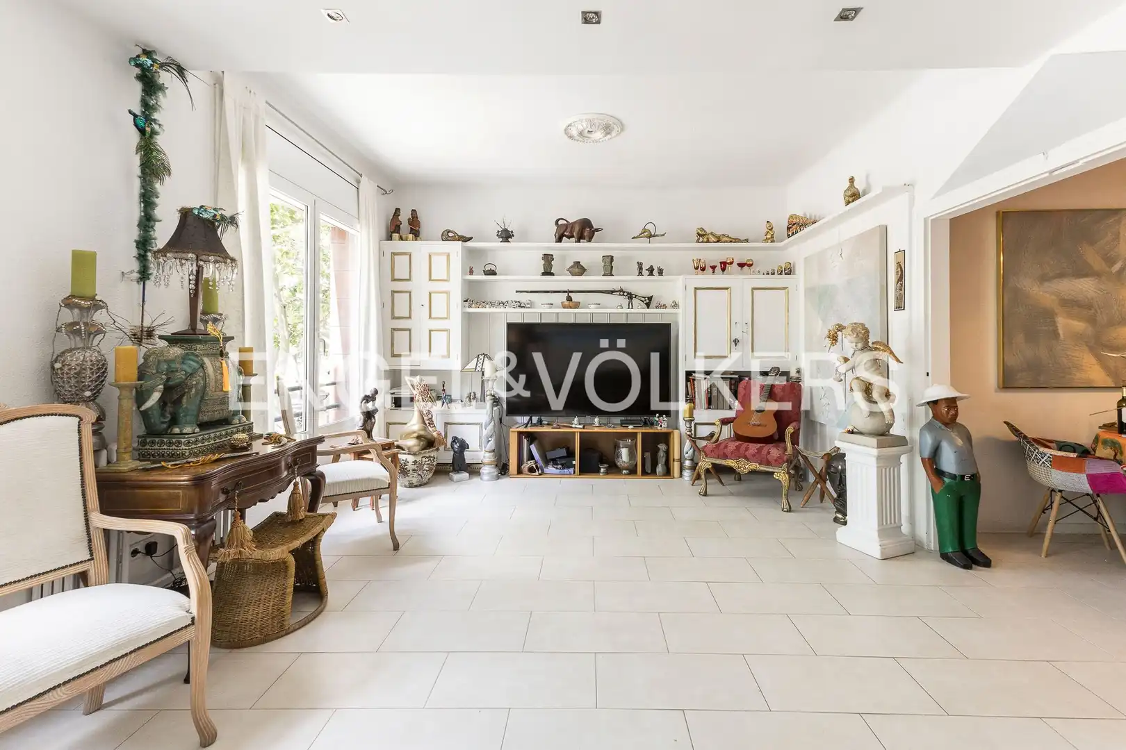 Sala de estar de Piso en venta en Barcelona con Aire acondicionado, Calefacción y Terraza