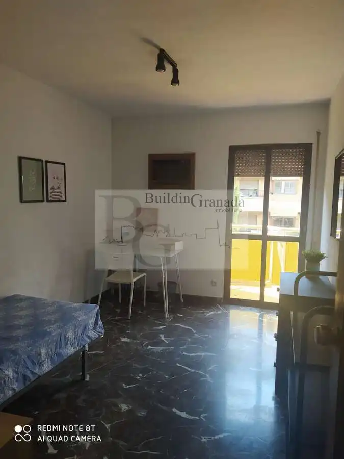 Bedroom of Flat for rent in Granada  with Terrace and Furnished