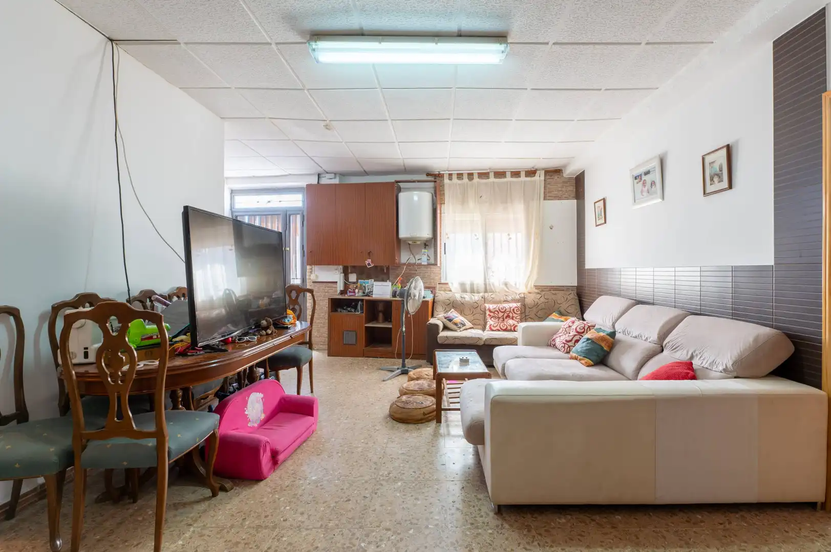 Sala de estar de Casa o chalet en venta en Calzada de Calatrava con Calefacción