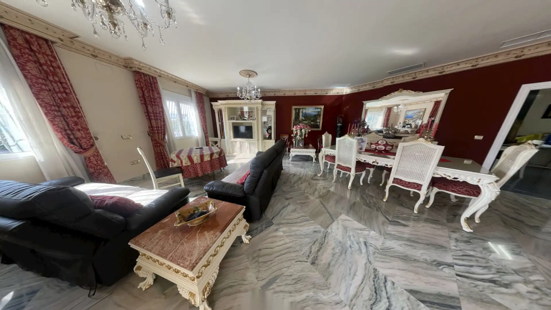 Living room of Houses for sale in San Vicente del Raspeig / Sant Vicent del Raspeig  with Air Conditioner, Heating and Private garden