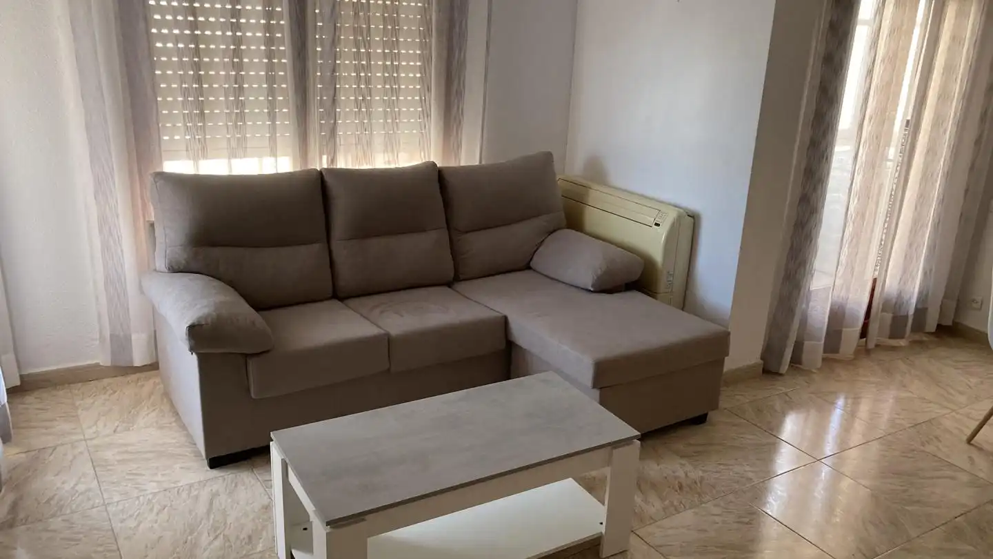 Sala de estar de Piso de alquiler en Garrucha con Terraza