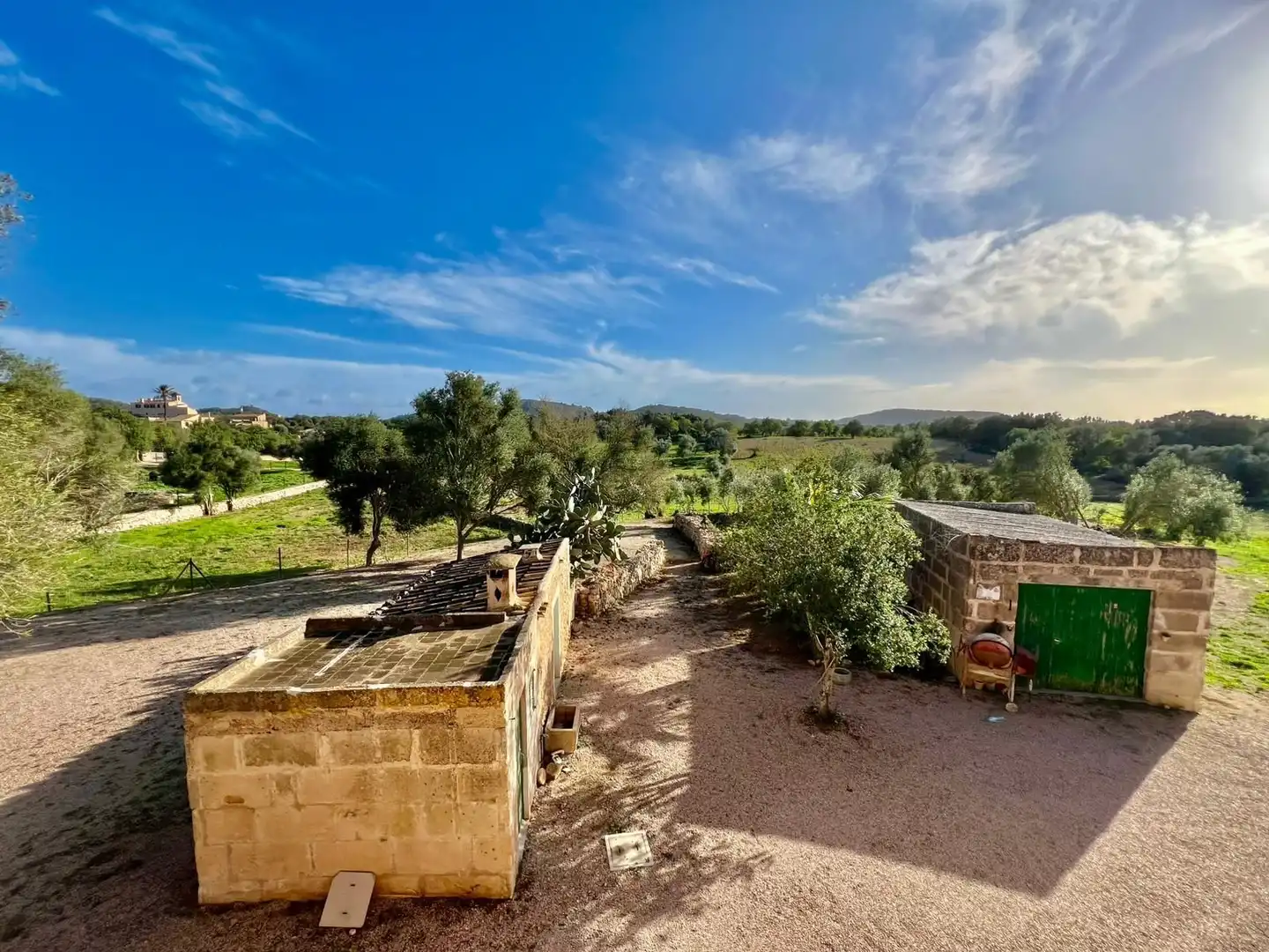 Jardí de Finca rústica de lloguer en Felanitx amb Calefacció i Moblat