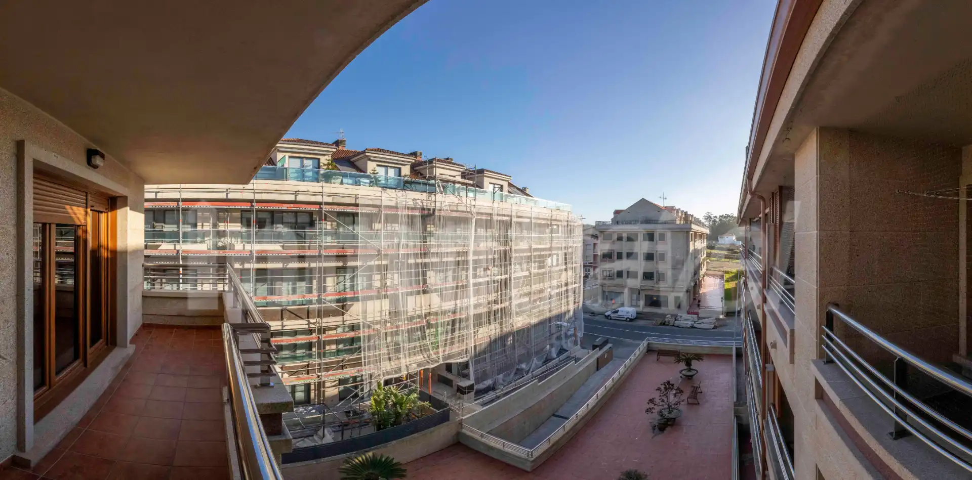 Vista exterior de Apartamento en venta en Sanxenxo con Parquet, Terraza y Trastero