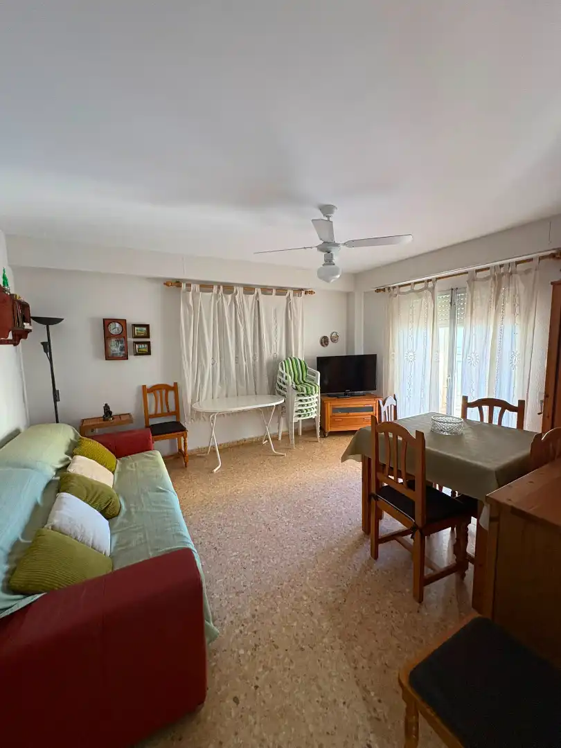 Wohnzimmer von Wohnungen zur Miete in Sueca mit Klimaanlage, Terrasse und Möbliert