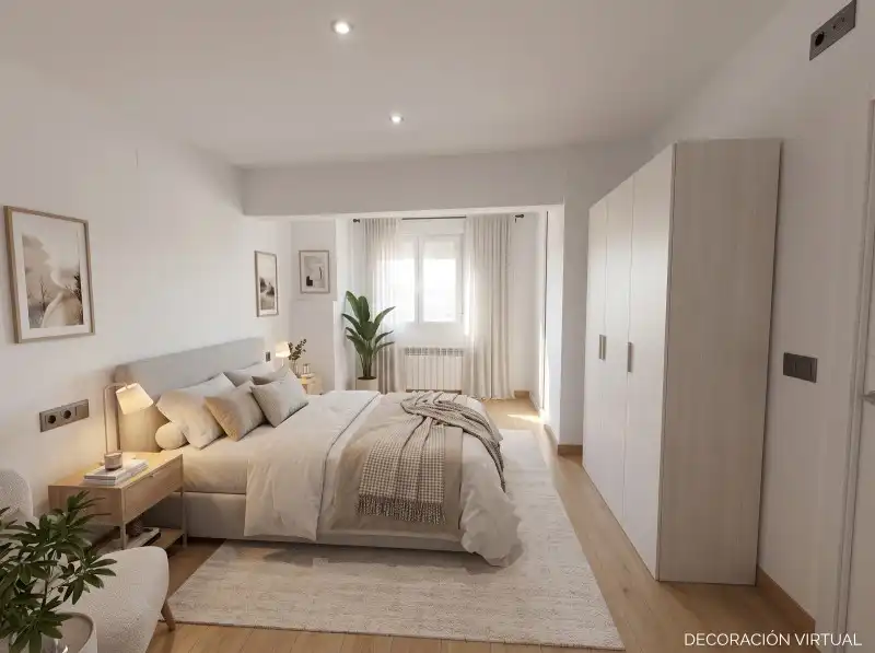 Habitación de Ático en venta en Castellón de la Plana / Castelló de la Plana con Aire acondicionado, Calefacción y Terraza