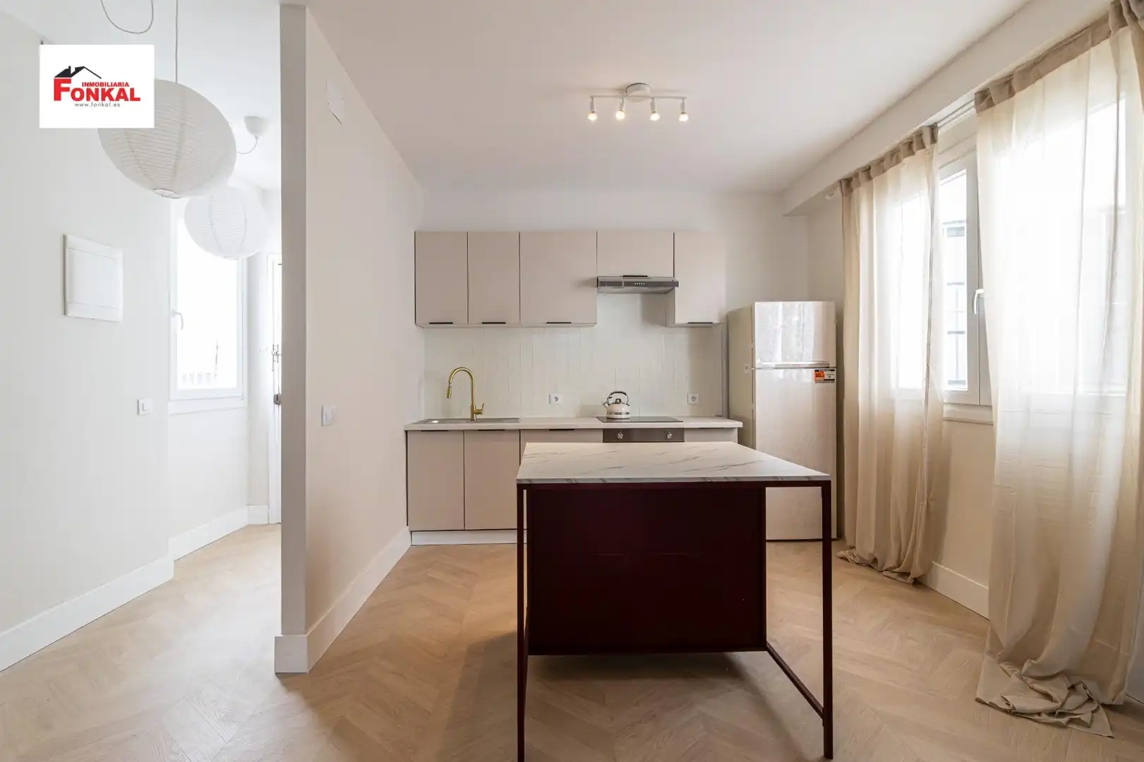 Kitchen of Flat for sale in Jerez de la Frontera  with Parquet flooring, Storage room and Furnished