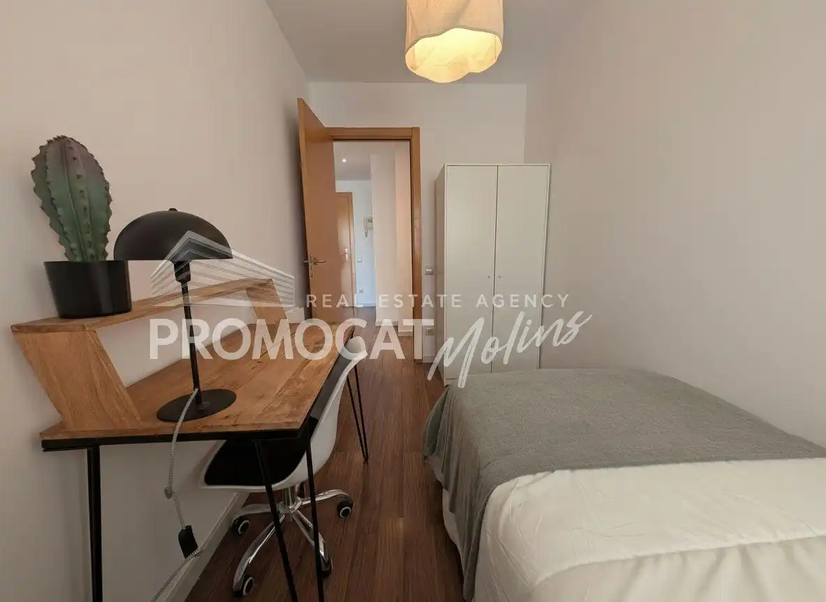 Bedroom of Flat for sale in Molins de Rei  with Air Conditioner, Heating and Furnished