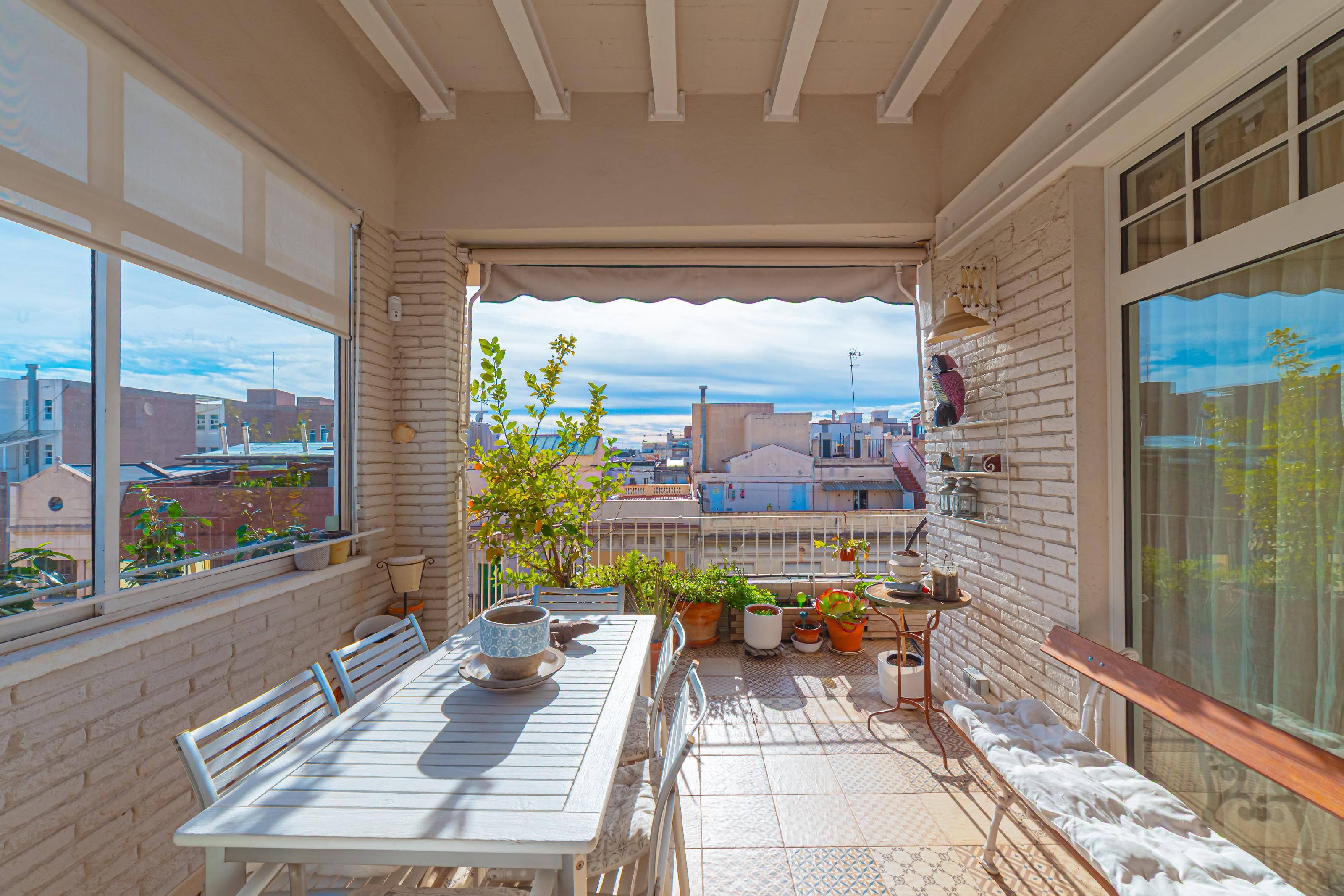 Terrace of Attic for sale in  Barcelona Capital  with Air Conditioner, Heating and Parquet flooring