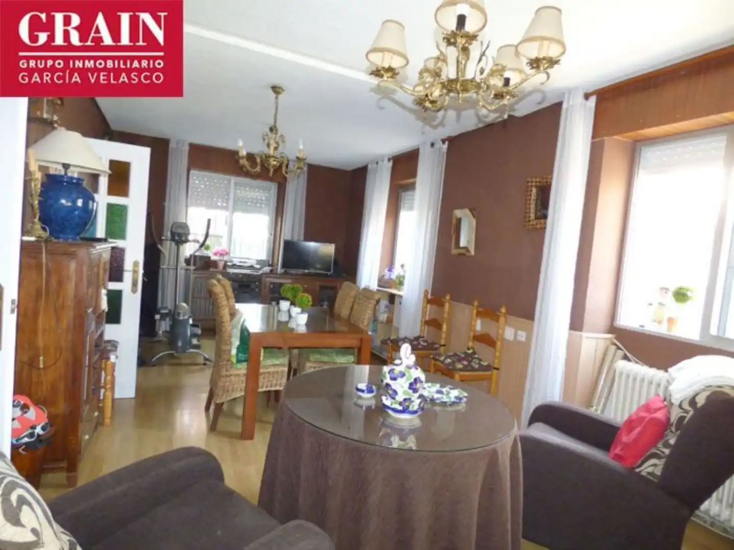 Sala de estar de Casa o chalet en venta en Albacete con Calefacción, Jardín privado y Terraza
