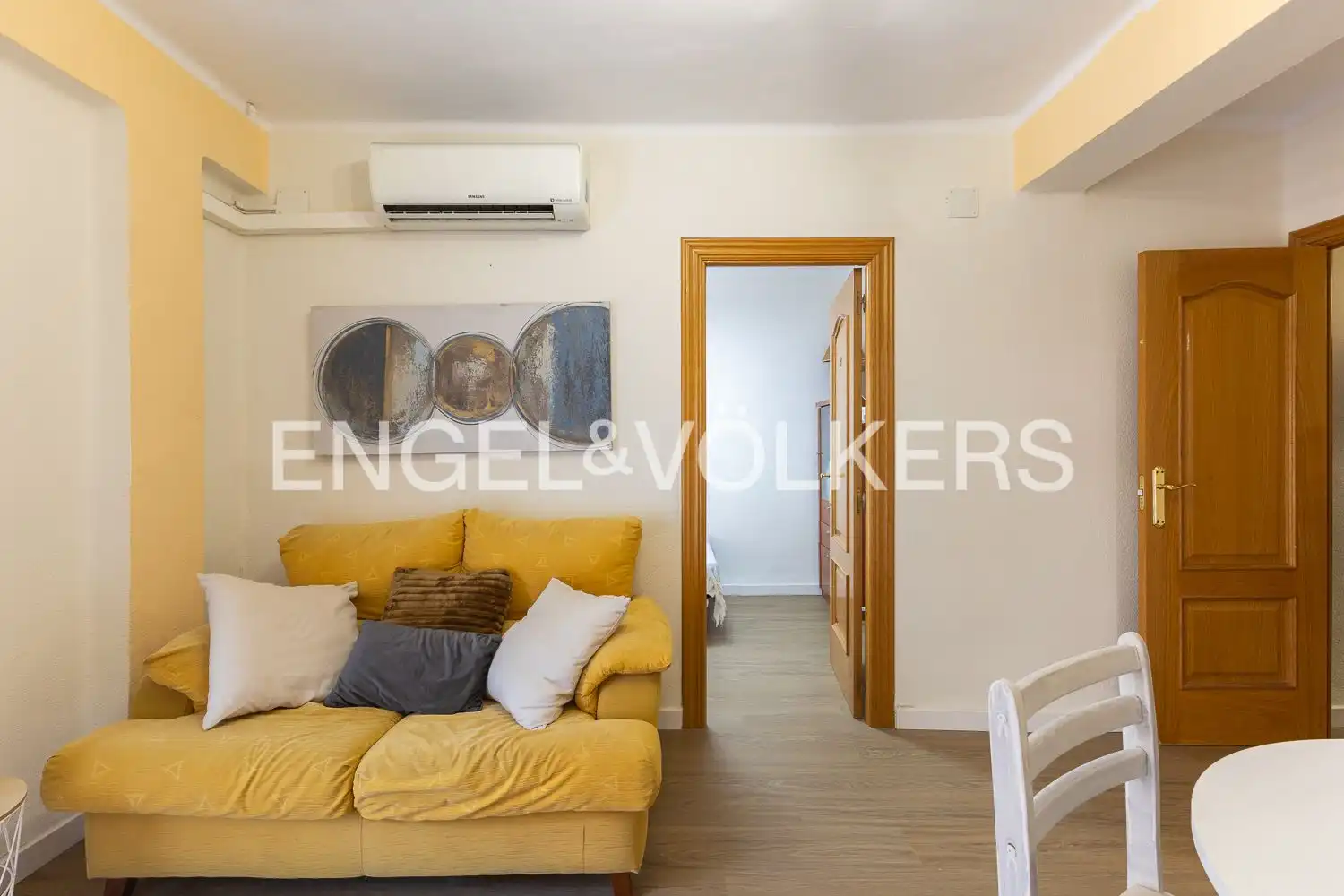 Sala de estar de Piso de alquiler en Valencia con Aire acondicionado, Calefacción y Terraza