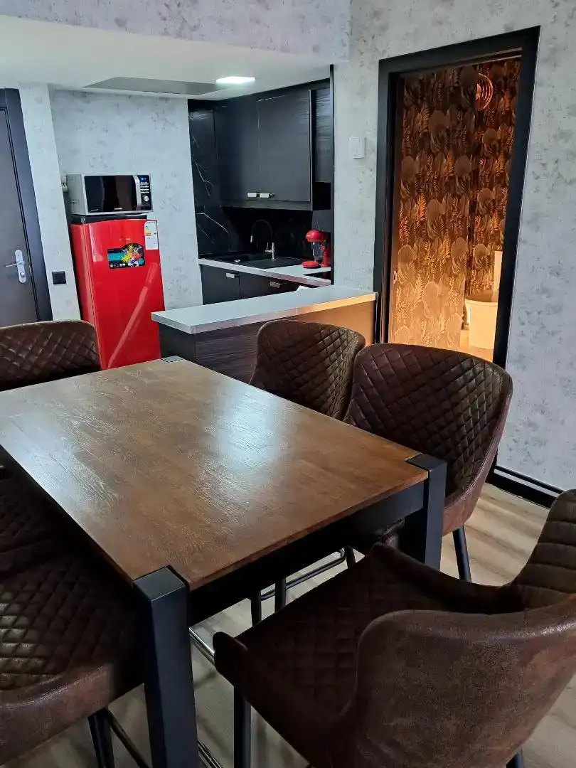 Dining room of Flat for rent in Calvià  with Air Conditioner, Swimming Pool and Balcony