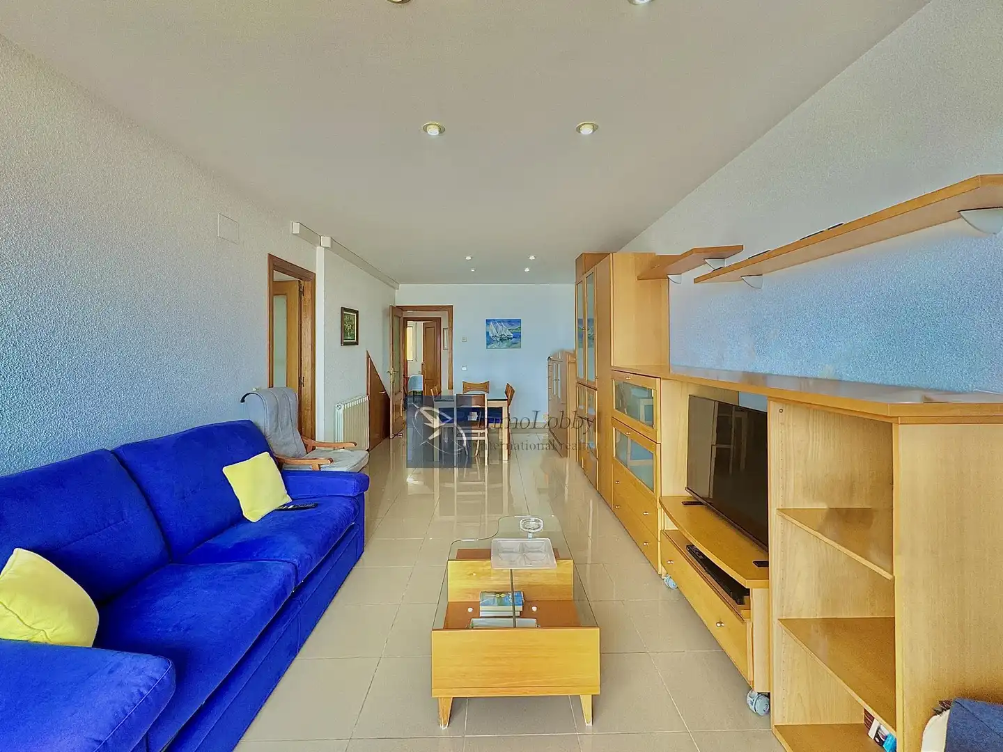 Sala d'estar de Àtic en venda en Palamós amb Aire condicionat, Calefacció i Terrassa