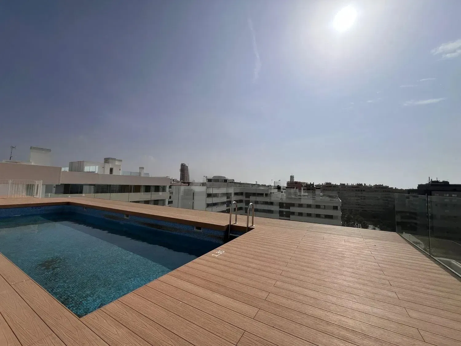 Piscina de Pis de lloguer en Alicante / Alacant amb Aire condicionat, Terrassa i Piscina