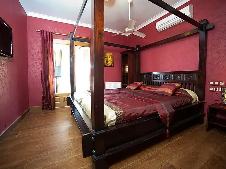 Bedroom of Houses for sale in Calpe / Calp  with Air Conditioner, Heating and Private garden