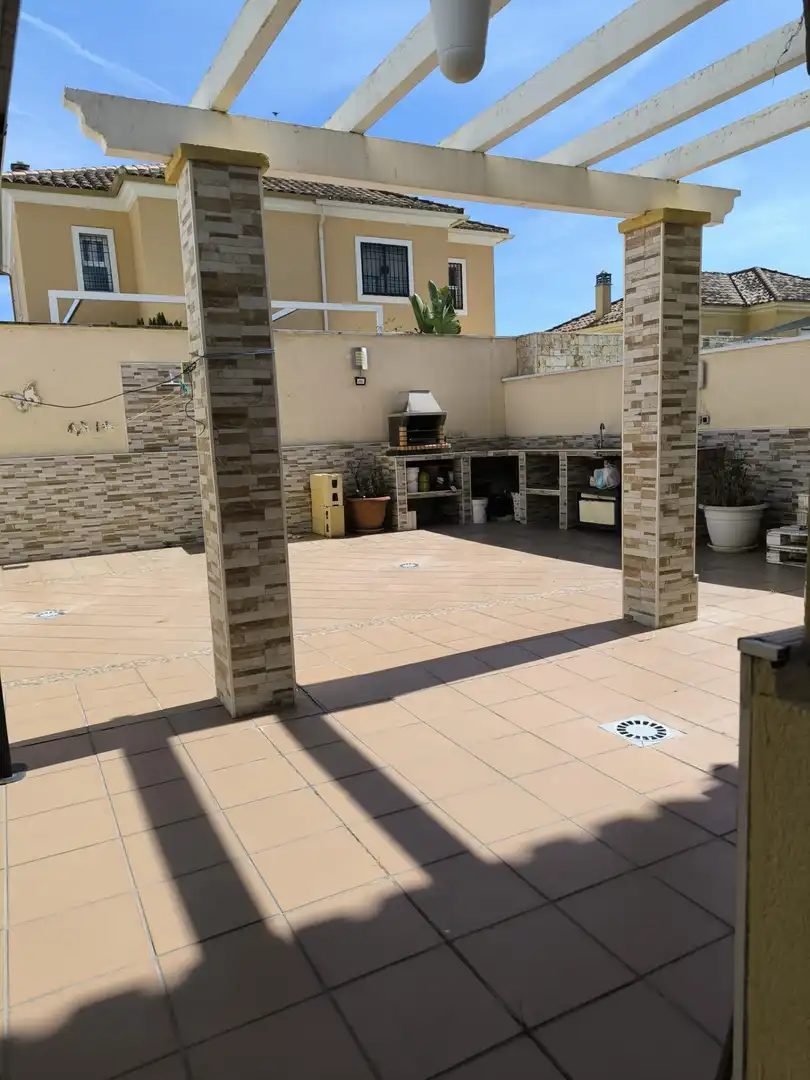 Terraza de Casa adosada en venta en Málaga con Aire acondicionado, Jardín privado y Terraza