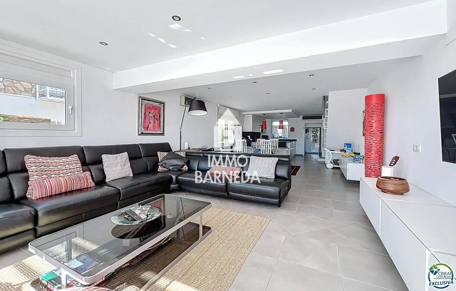 Living room of Houses for sale in Empuriabrava  with Air Conditioner, Terrace and Swimming Pool