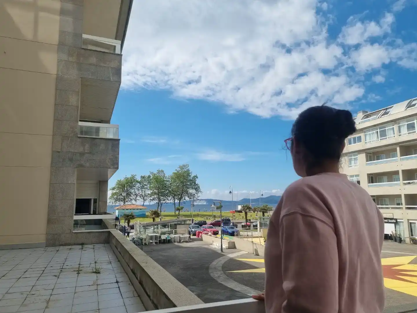Außenansicht von Wohnungen zur Miete in Vigo  mit Balkon