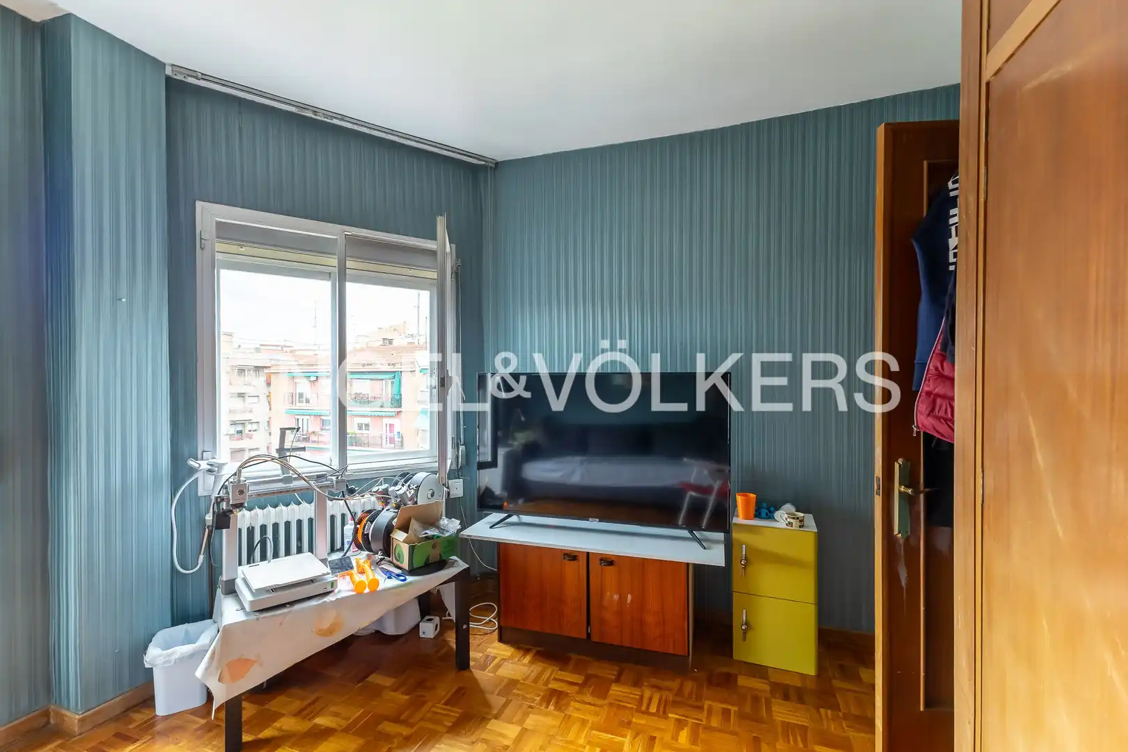Schlafzimmer von Maisonette zum Verkauf in Madrid mit Klimaanlage, Heizung und Parkett