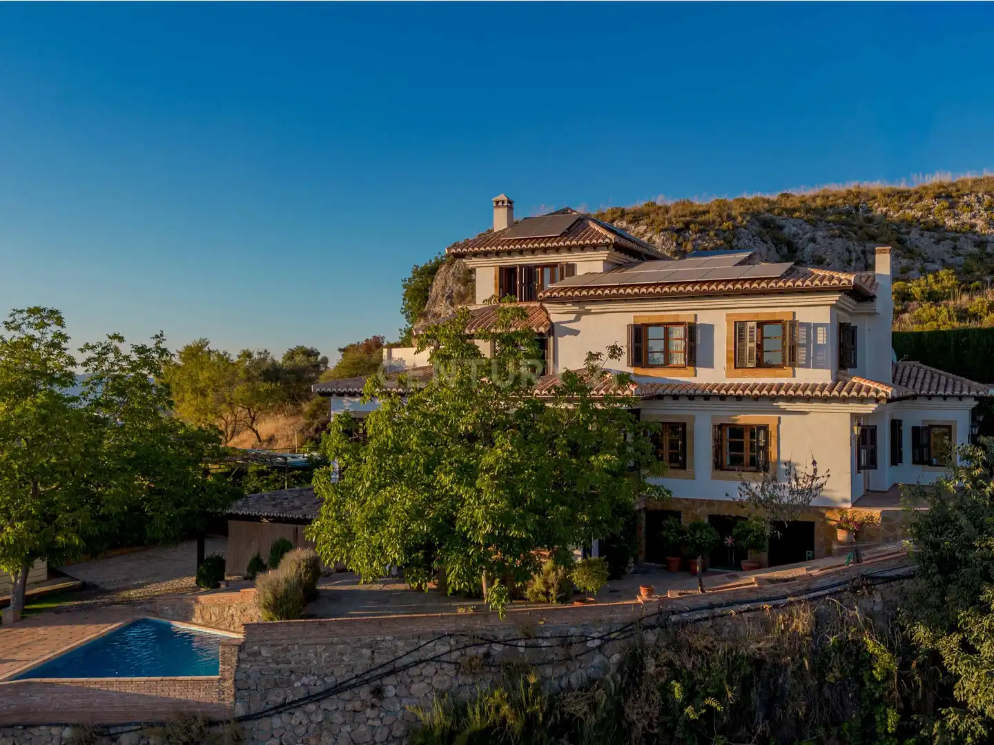 Vista exterior de Casa o chalet en venta en Nívar con Jardín privado, Trastero y Piscina