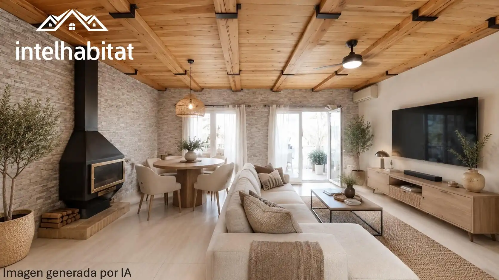 Sala d'estar de Casa adosada en venda en Riba-roja de Túria amb Balcó